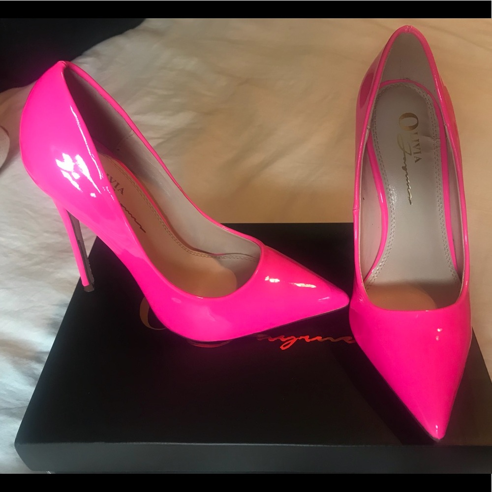 Bright Barbie Pink Patent Leather Pumps